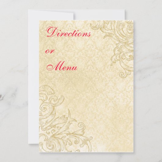  behuizing of menuKaart Kaart (Voorkant)