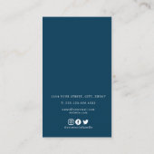 Behuizingskaart van Blue Agaat Informatiekaartje (Achterkant)