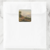 Bei Zell am See – Emil Barbarini Vierkante Sticker (Tas)