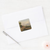 Bei Zell am See – Emil Barbarini Vierkante Sticker (Envelop)