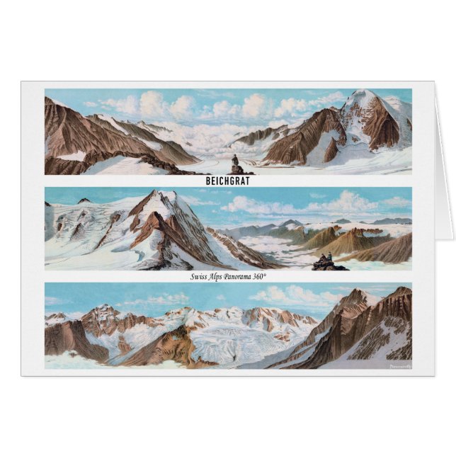 BEICHGRAT Swiss Alps Panorama 360° (Voorkant Horizontaal)