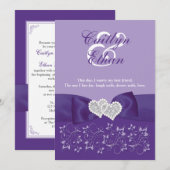 BEIDE BEIDE Paarse BEELDSCHERM Kaart (Voorkant / Achterkant)