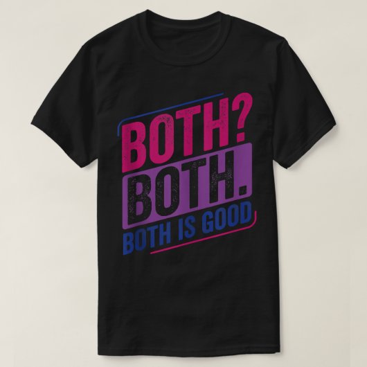 Beide Bi Pride Bisexual Bisexuality Flag T-shirt (Design voorkant)
