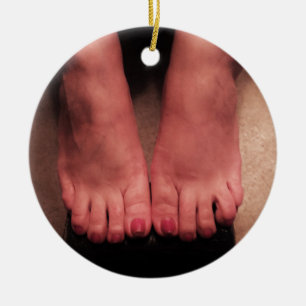 BEIDE FEET KERAMISCH ORNAMENT