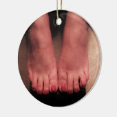 BEIDE FEET KERAMISCH ORNAMENT (Links)