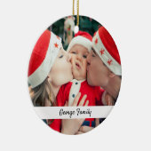Beide kanten Foto's Keepomwille Gifts Keramisch Ornament (Rechts)