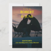 Beide kanten volledige foto save the date (Voorkant)