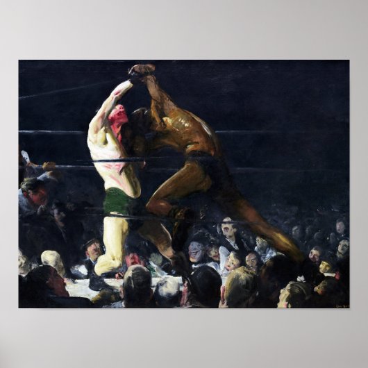 Beide leden van deze club door George Bellows Poster (Voorkant)