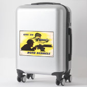 Beide lopen, Militair & Industrie, Oorlogsinspanni Sticker (Koffer)