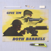 Beide lopen, Militair & Industrie, Oorlogsinspanni Tissuepapier (Craft)