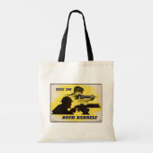 Beide lopen, Militair & Industrie, Oorlogsinspanni Tote Bag (Achterkant)
