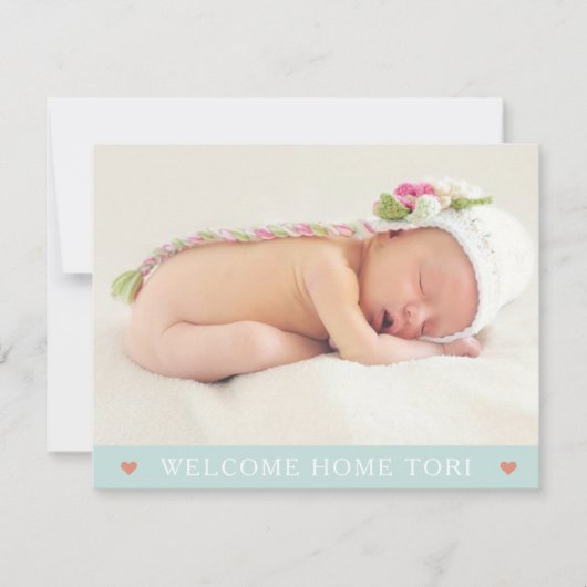 Beide partijen nu | Nieuwe Baby Aankondiging Kaart (Voorkant)