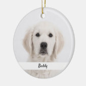 Beide schijffoto's plakken in de keepaardjes keramisch ornament (Links)