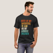 Beide schoondochters zijn mijn favoriete kinderen t-shirt (Voorkant volledig)
