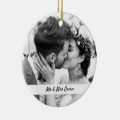 Beide Sides Wedding Photo Ornamenten Keepomwille G (Rechts)