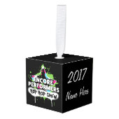 beide TEAMS Cube Ornament (Voorkant hoekig)