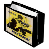 Beide vaten, leger & industrie, oorlogsinspanning groot cadeauzakje (Voorkant Gekanteld)