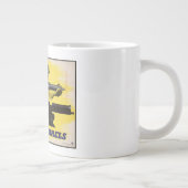 Beide vaten, leger & industrie, oorlogsinspanning grote koffiekop (Rechts)