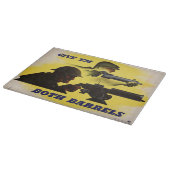 Beide vaten, leger & industrie, oorlogsinspanning snijplank (Hoek)