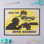 Beide vaten, leger & industrie, oorlogsinspanning tissuepapier (Craft)