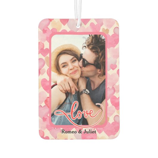 Beide zijden dezelfde fotoauto luchtverfrisser (Achterkant)