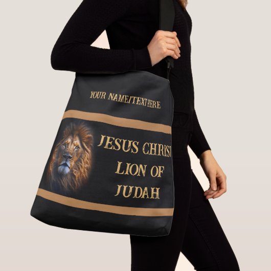 Beide zijden gedrukte tas Jezus Christus Leeuw van (Dichtbij)