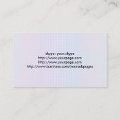 Beide zijden van Blauwe Bubbles aanpassen Visitekaartje (Achterkant)