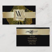 Beide zijden van Gold Leaf aanpassen Visitekaartje (Voorkant / Achterkant)