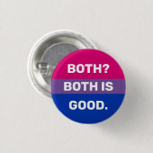 Beide zijn een goede biseksuele badge ronde button 3,2 cm (Voorkant /achterkant)