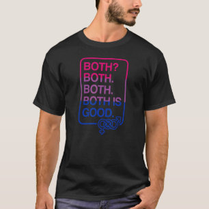 Beide zijn goede Cute Bisexual Pride Flag Colour M T-shirt