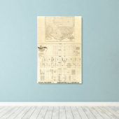 Beideman Tract, San Francisco Canvas Afdruk (Insitu (Houten vloer))