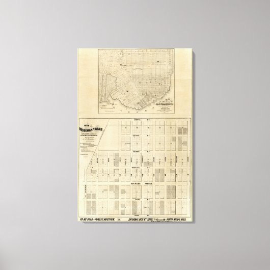 Beideman Tract, San Francisco Canvas Afdruk (Voorkant)