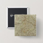 Beieren 2 vierkante button 5,1 cm (Voorkant /achterkant)