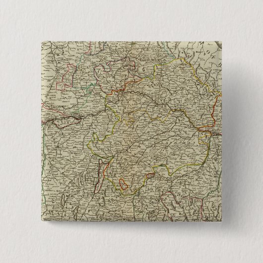 Beieren 2 vierkante button 5,1 cm (Voorkant)
