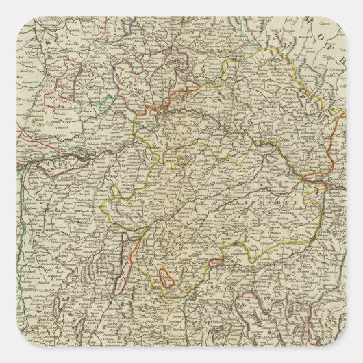 Beieren 2 vierkante sticker (Voorkant)