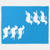 Beieren - 3 verschillende Duitse teckels Fleece Deken (Voorkant (Horizontaal))
