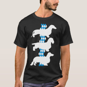 Beieren - 3 verschillende Duitse teckels T-shirt