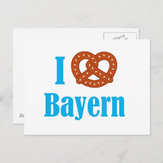 Beieren briefkaart (Voorkant / Achterkant)