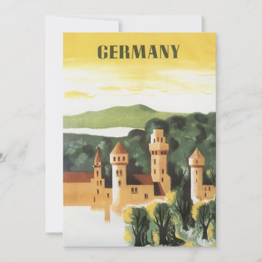 Beieren, Duitsland, Duits Kasteel Oude Reis Kunst (Voorkant)