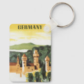 Beieren, Duitsland, Duits Kasteel Oude Reis Kunst Sleutelhanger (Achterkant)