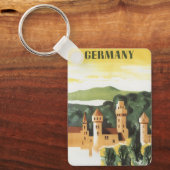 Beieren, Duitsland, Duits Kasteel Oude Reis Kunst Sleutelhanger (Voorkant)