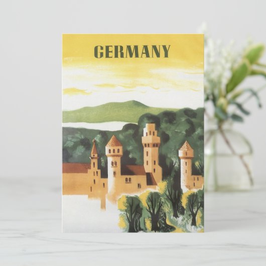 Beieren, Duitsland, Duits Kasteel Vintage Reis Kun (Staand voorkant)