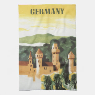 Beieren, Duitsland, Duits Kasteel Vintage Reis Kun Theedoek