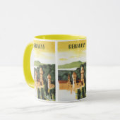 Beieren, Duitsland, Duitse Castle Vintage Travel A Mok (Voorkant links)