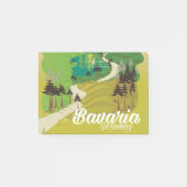 Beieren Duitsland landschap reisprint Post-it® Notes (Voorkant)