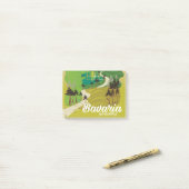 Beieren Duitsland landschap reisprint Post-it® Notes (Op bureau)