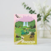 Beieren Duitsland — landschapsfoto Briefkaart (Staand voorkant)