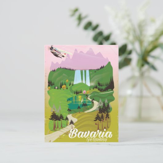 Beieren Duitsland — landschapsfoto Briefkaart (Staand voorkant)