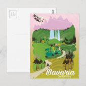 Beieren Duitsland — landschapsfoto Briefkaart (Voorkant / Achterkant)