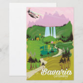 Beieren Duitsland — landschapsfoto Briefpapier (Voorkant / Achterkant)